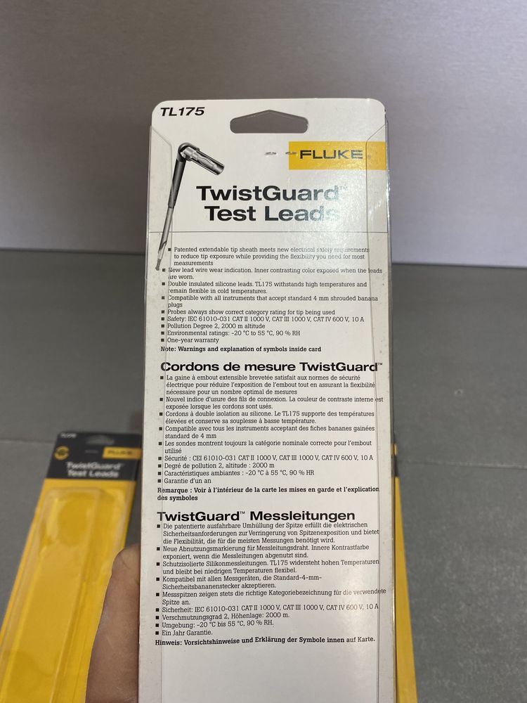 Fluke Sonde test TL175 TwistGuard