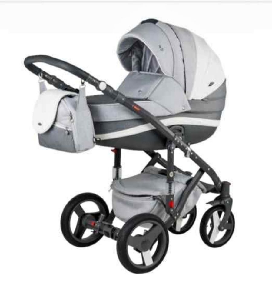Бебешка количка Adamex Vicco Carmel & Grey 3 в 1, Сив

Информация :
 П