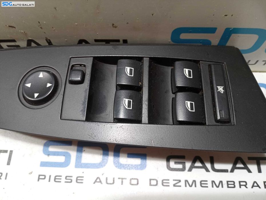 Butoane Geamuri Buton Actionare Reglaj Geamuri Stanga Fata BMW Seria 5 E60 E61 2004 - 2010 Cod 70342879 6951904 [M5767]