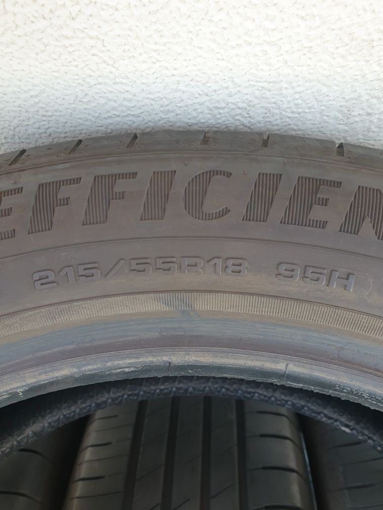 Летни гуми 4 броя GOODYEAR EficientGrip 215 55 R18 дот 2521