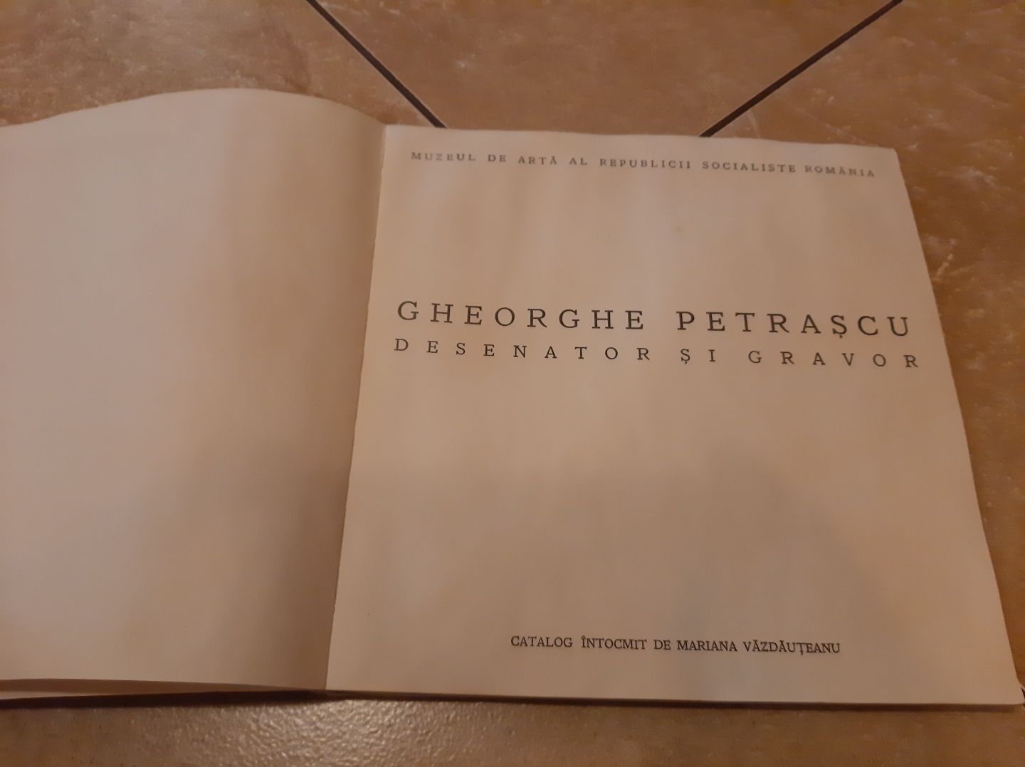Raritate Album vechi Ghe. Petrascu – Desenator si Gravor", 1972