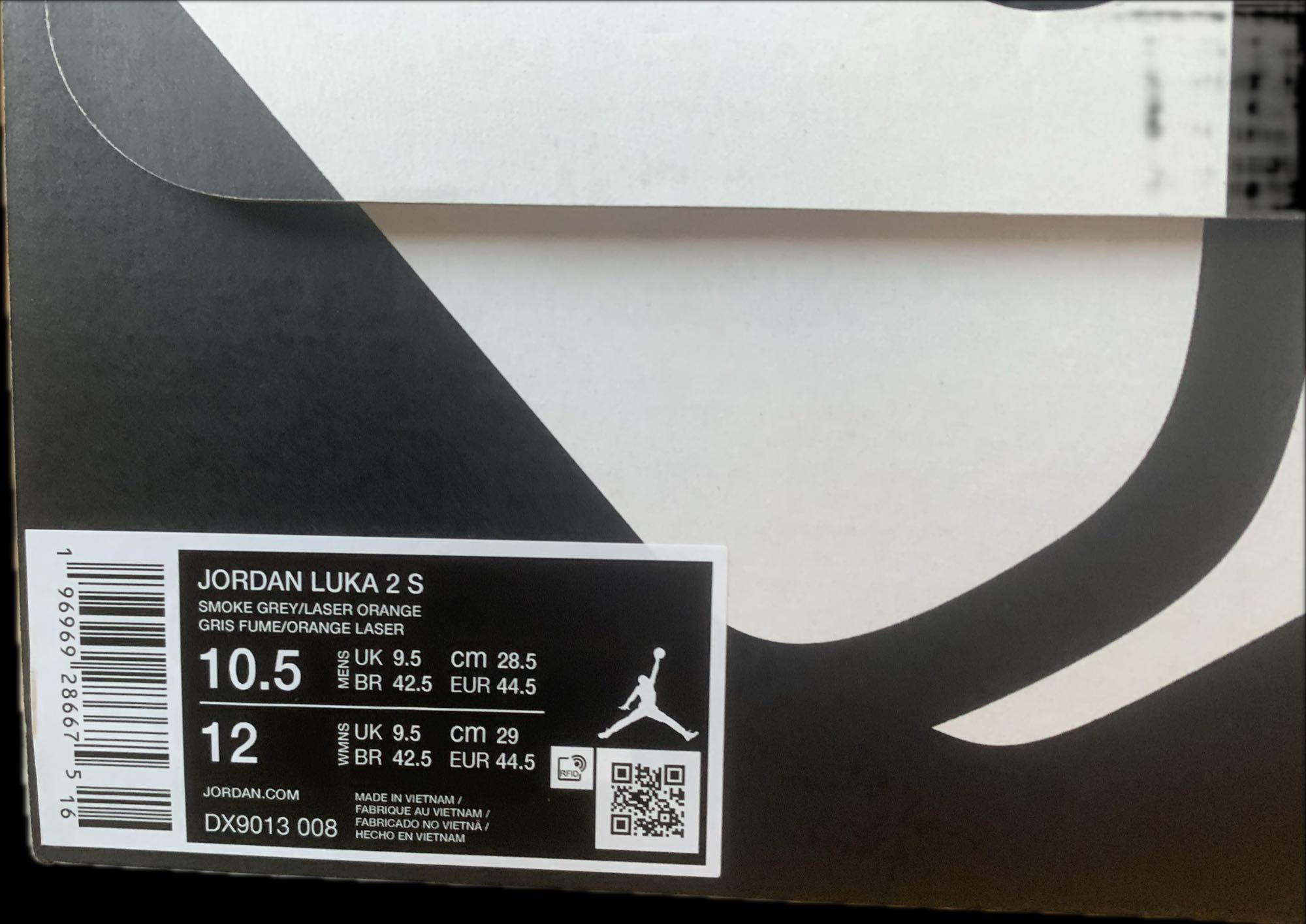 баскетболни обувки Jordan Luka 2 Smoke Grey много добро състояние
