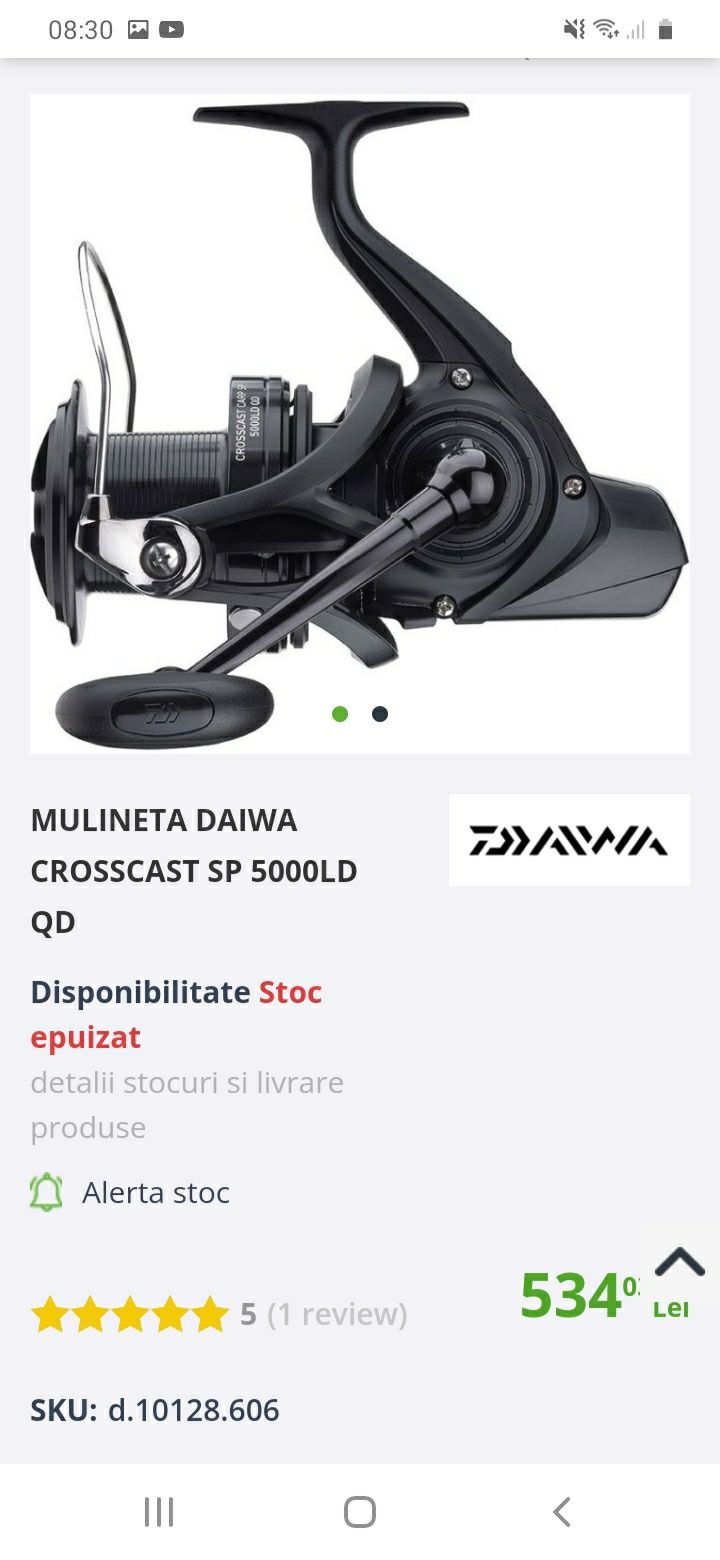 set crap prologic, daiwa: 4 x c series 3.90m 3,5lb /4 crosscast 5000qd