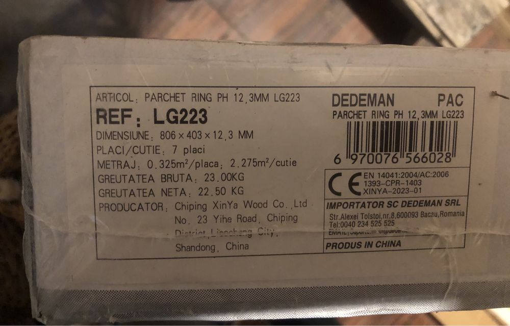 Parchet laminat stejar Country Floor Ring LG223 cutie sigilata 2,27mp