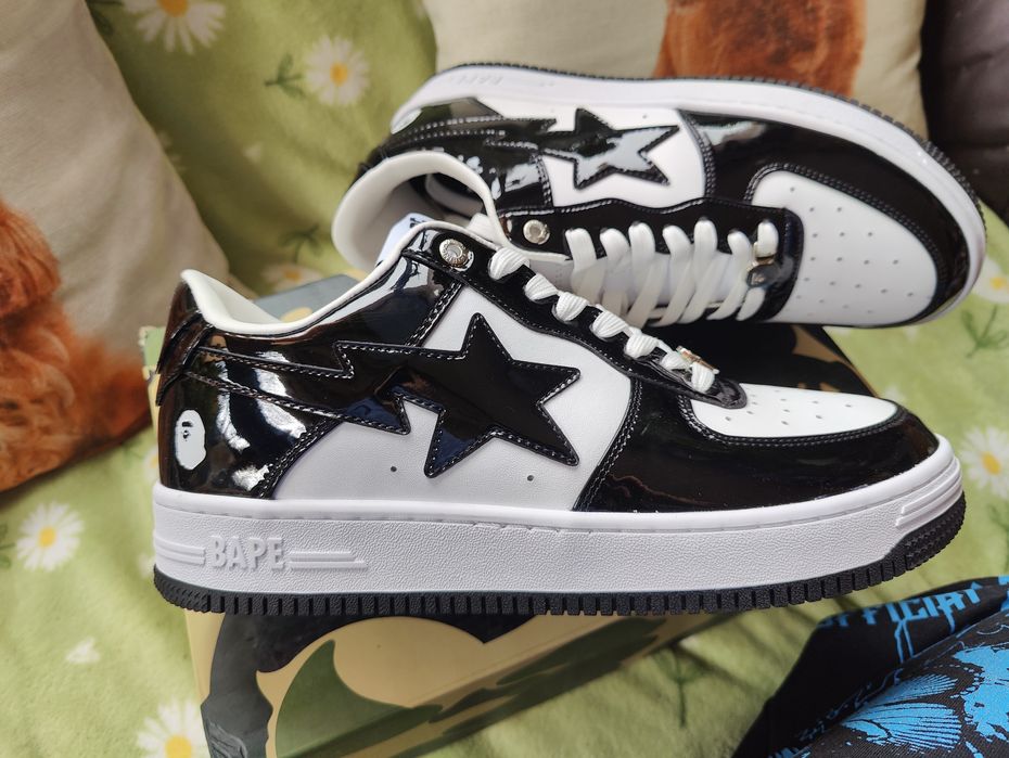 Мъжки обувки a Bathing Ape Bape Sta Low черни