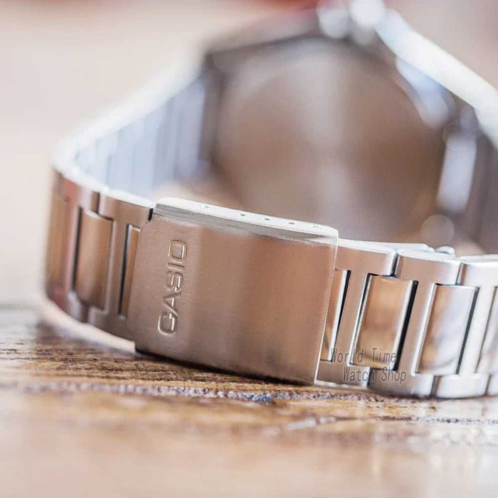 Часовник CASIO 5336 MTP-1370 Мъжки аналогов сребрист JAPAN с дата ден