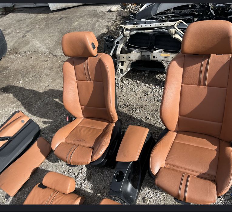 Кожен рекаро салон с подгрев  е83  БМВ