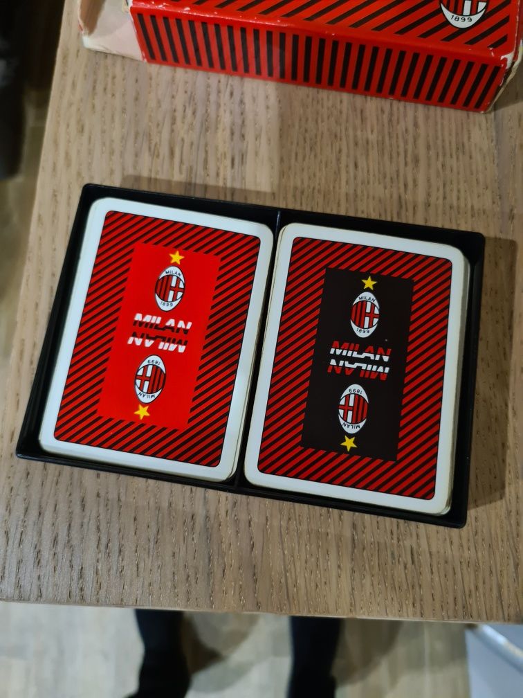 2 тестета карти за игра - колекционерски на Milan - ЗА ЦЕНИТЕЛИ