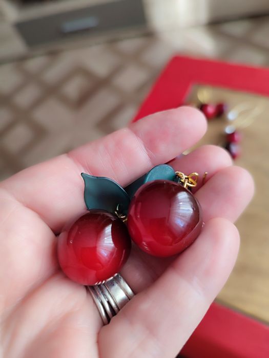 Cercei cireșe drăguți!