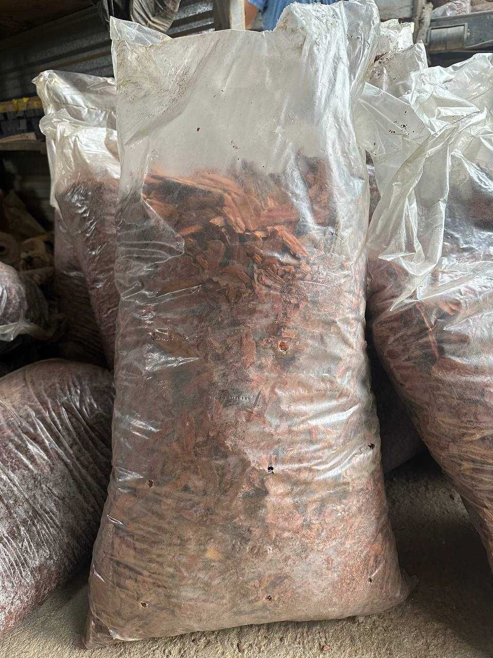 КОРА Сибирской Лиственницы для мульчирования!!! в мешках по 60л!!!