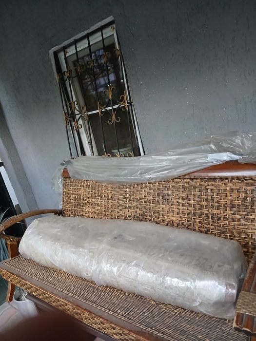 Комод ротанговый.Диван ротанговый-40000т.