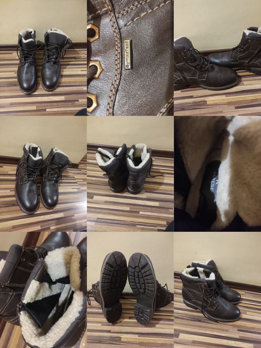 Bocanci ghete impermeabile piele ,mărimea 43/44