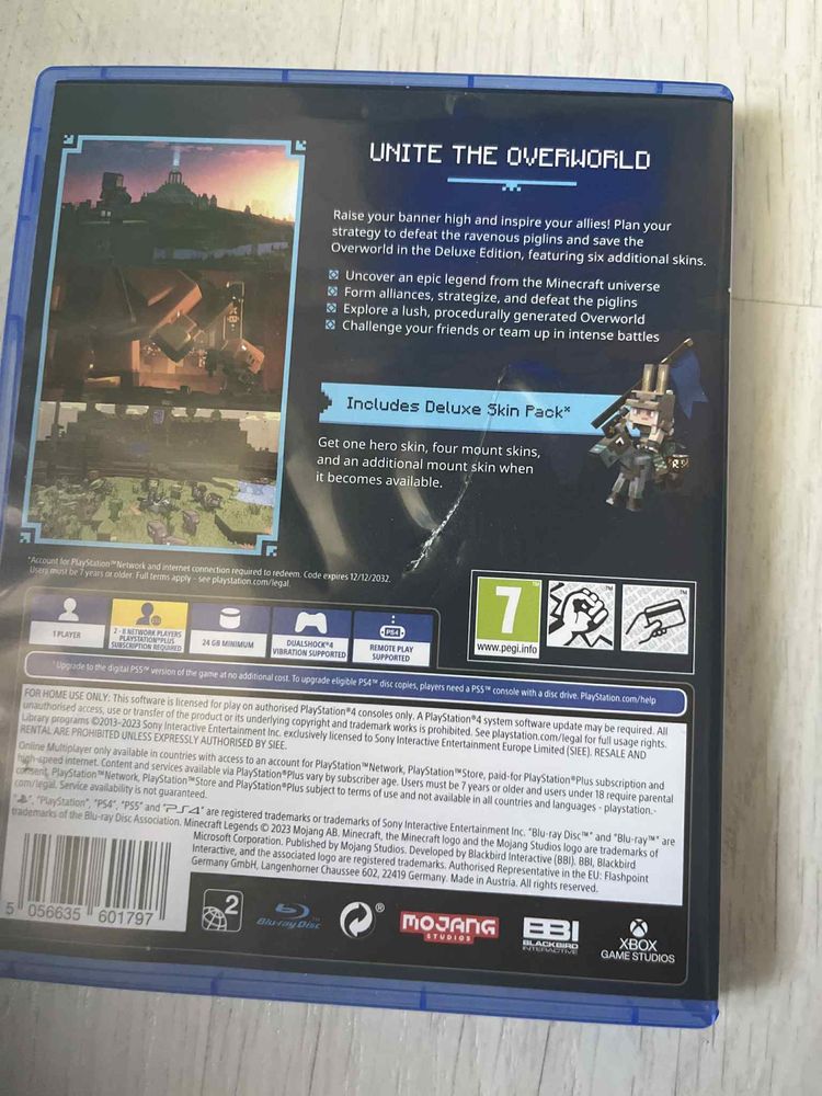 Продавам PlayStation 4 Slim 500GB + Контролер + Кабели + Игра