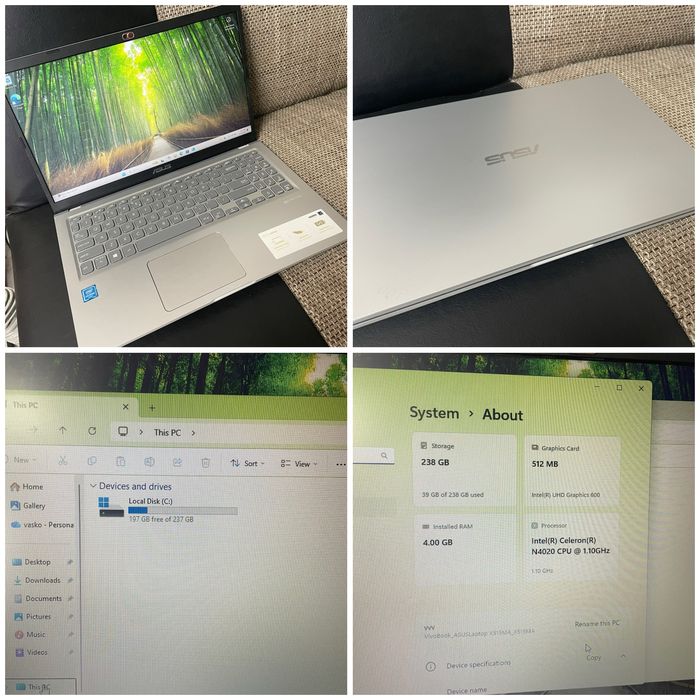 Лаптоп Asus X515M