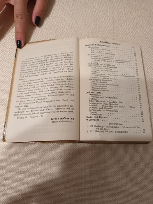 Vand ghid de calatorie din 1927