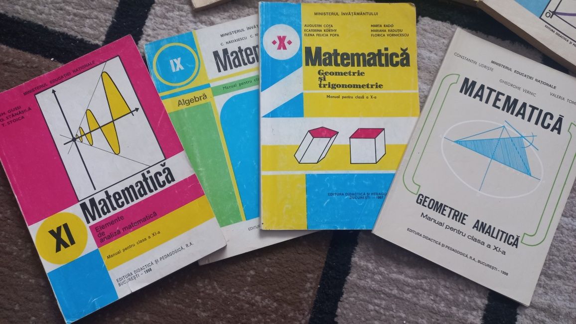 Diverse manuale matematica