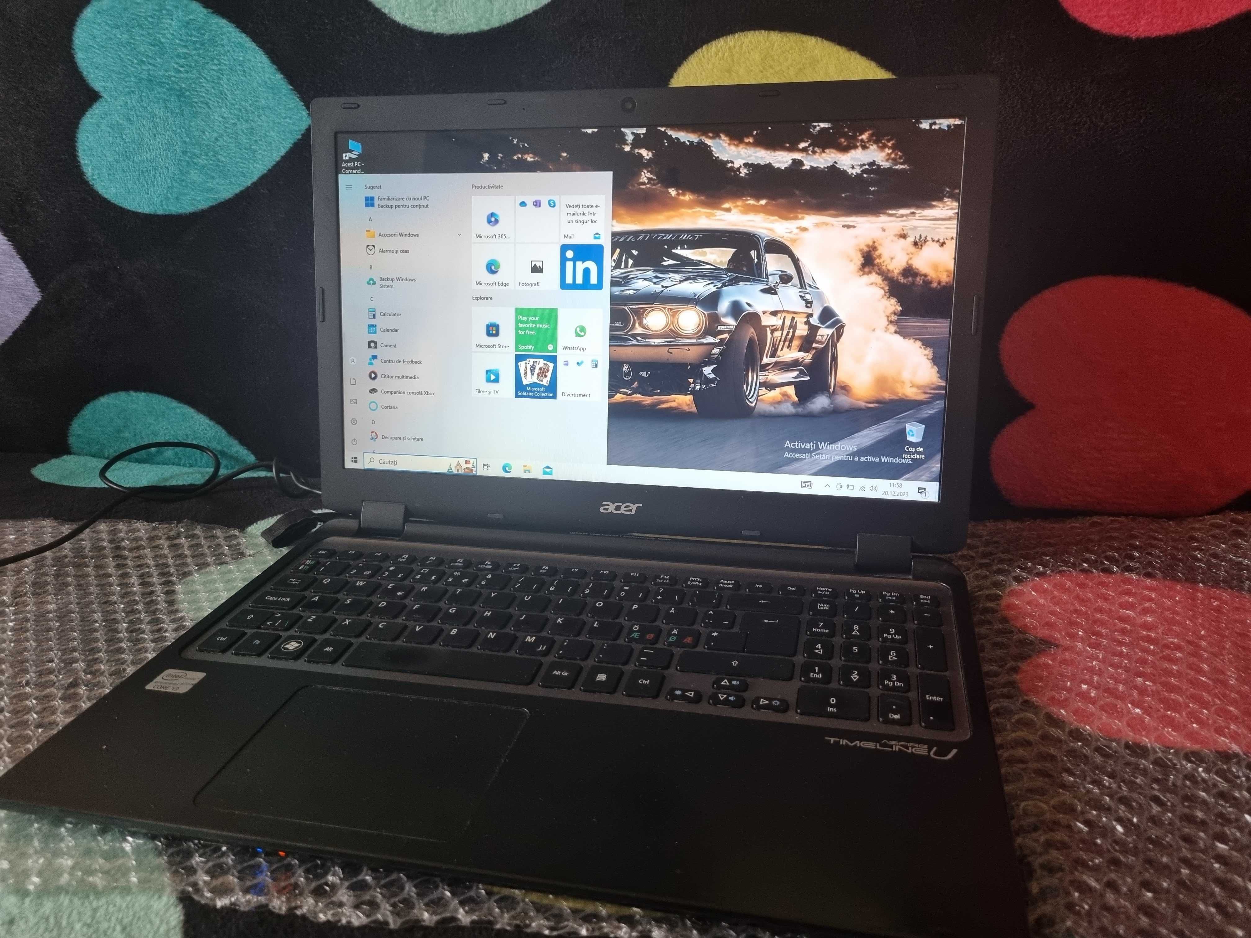 Okazie Laptop Acer Slim  MA50 ,cpu i3 cu Ssd  si 6Gb ram la 499lei