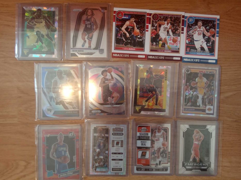 Pachetele si cartonase baschet NBA Panini donruss topps