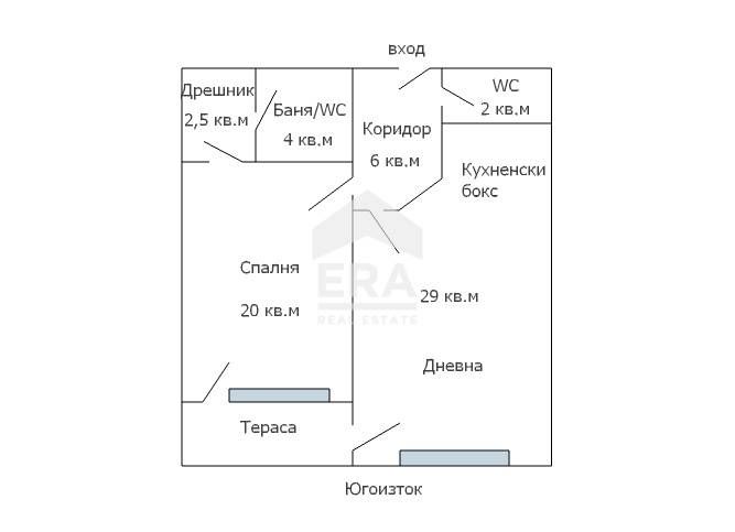 Продава се Двустаен апартамент в к.к. Св.Св. Константин и Елена - 84 кв.м за 2159 €/кв.м - Снимка #9