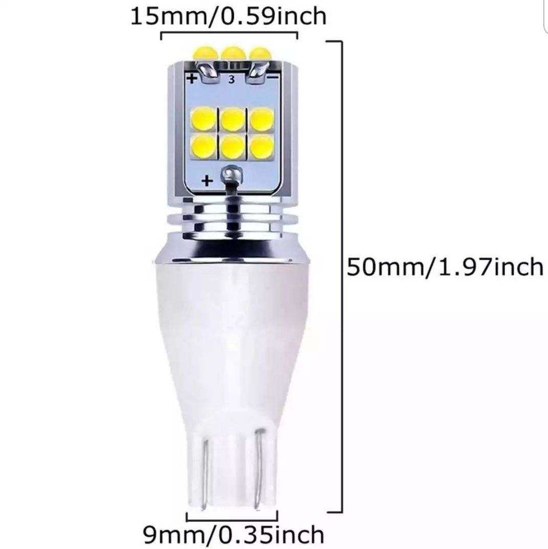 Bec becuri LED alb leduri led-uri albe W16W T15