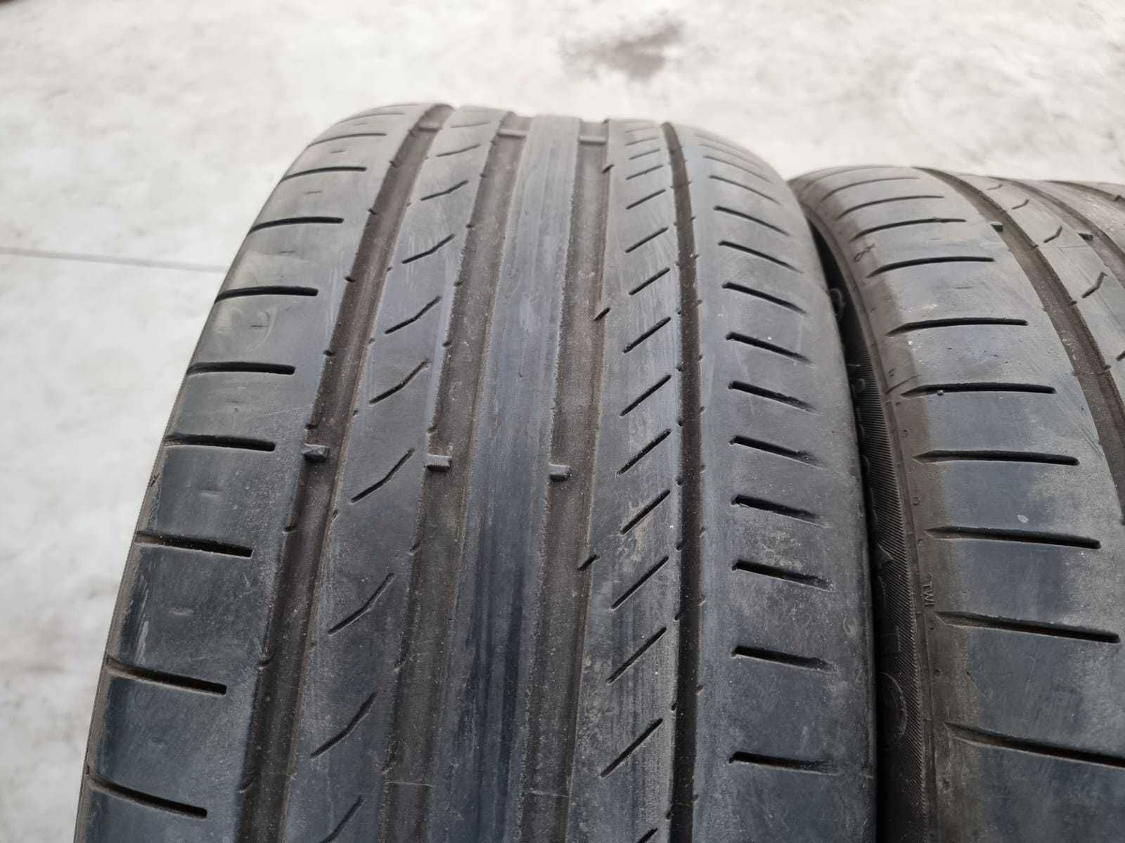4 Anvelope VARA 245.45.19 "Continental" ; stare buna