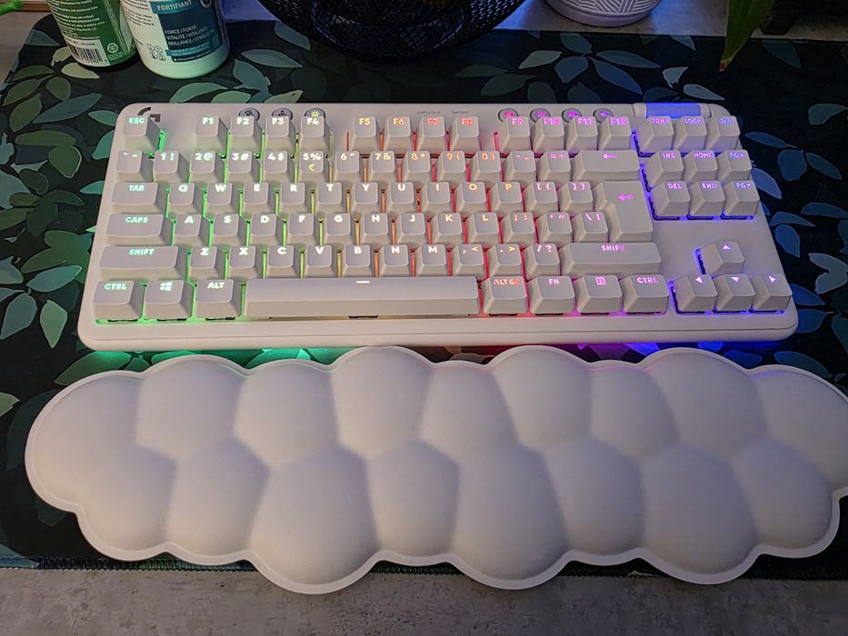 Tastatura wireless Logitech G715, alba, US INTL layout, tactile, RGB