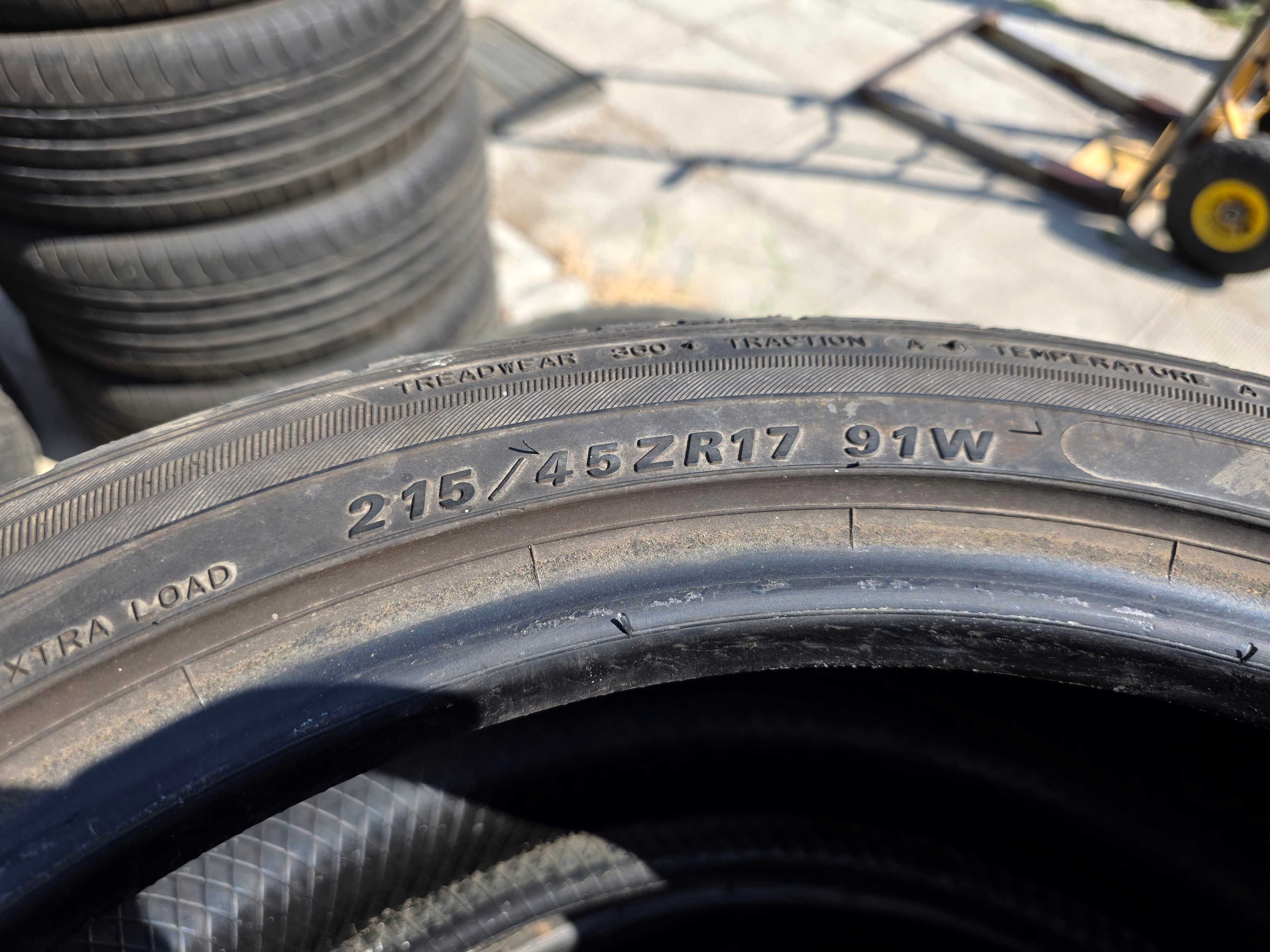 4бр Летни гуми 215 45 17 - Continental, Falken
