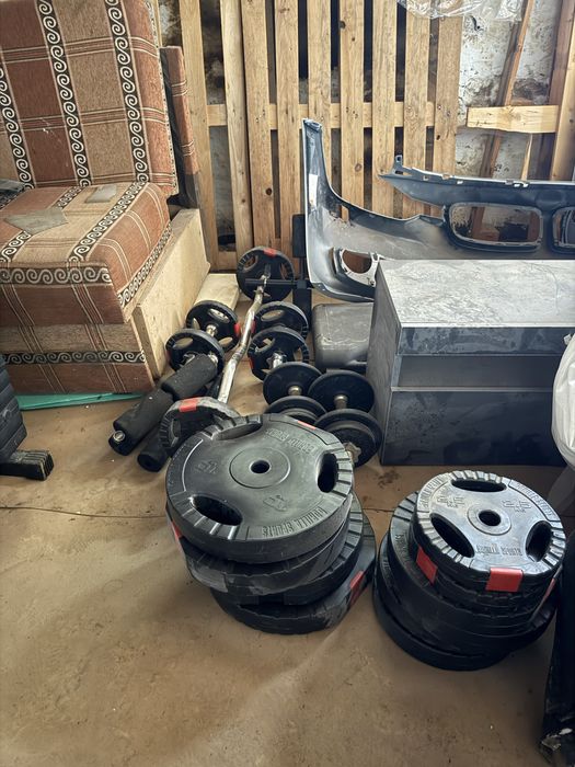 Aparate Fitness aparat multifunctional bicicleta banca greutati 100kg