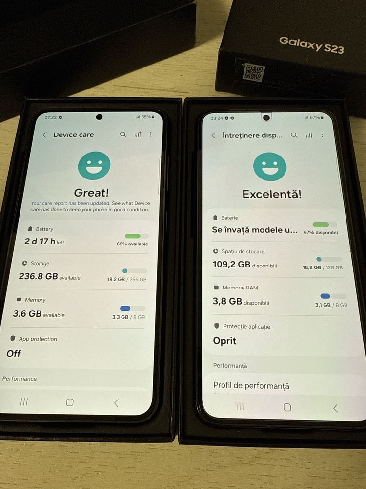 Samsung S23 256Gb si 128Gb Full Box ca Noi