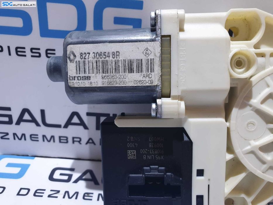 Motoras Geam Macara Electrica Usa Portiera Dreapta Spate Renault Laguna 3 2007 - 2015 Cod 827306548R 0130822331
