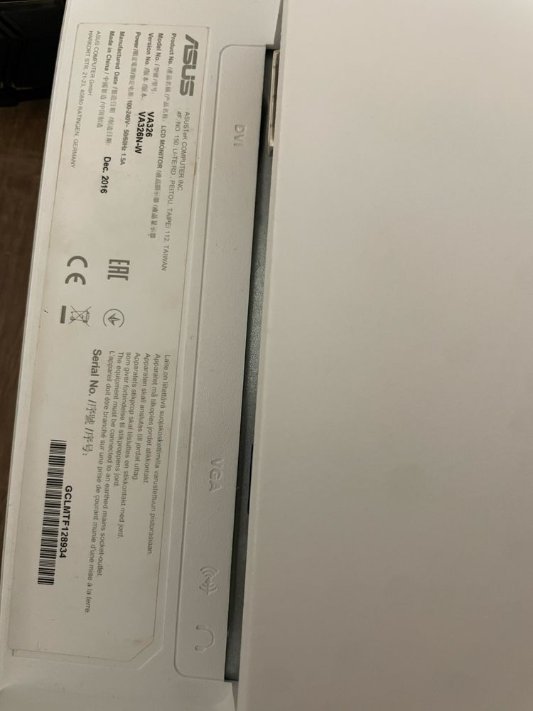 Monitor asus, 144Hz,