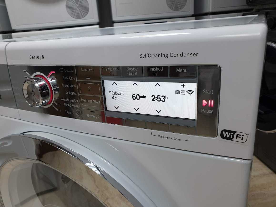 9кг Wi-Fi Сушилня Bosch Home Professional Термопомпа 12м Гаранция Бош