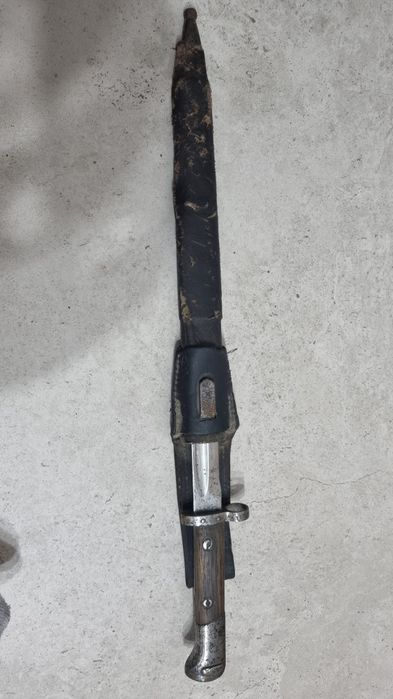 Baioneta Cehă cutit militar război ČSZ U D 5550 pusca arma VZ-24