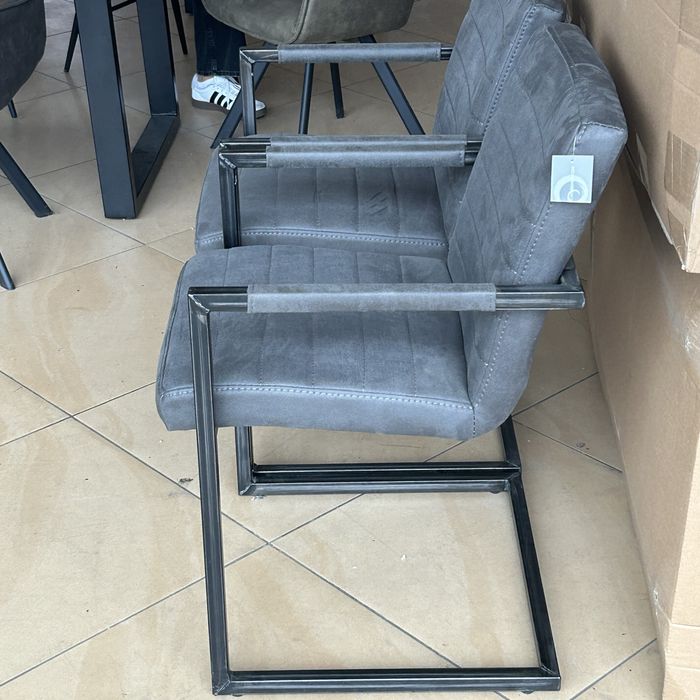 Scaune moderne noi - 2 bucati antracit
