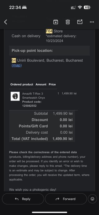 Amazfit T Rex3 (garantie, full box)
