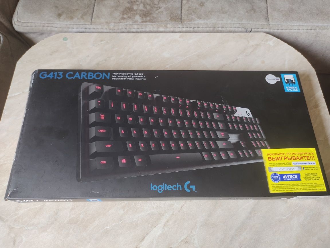 Клавиатура Logitech G413 Carbon