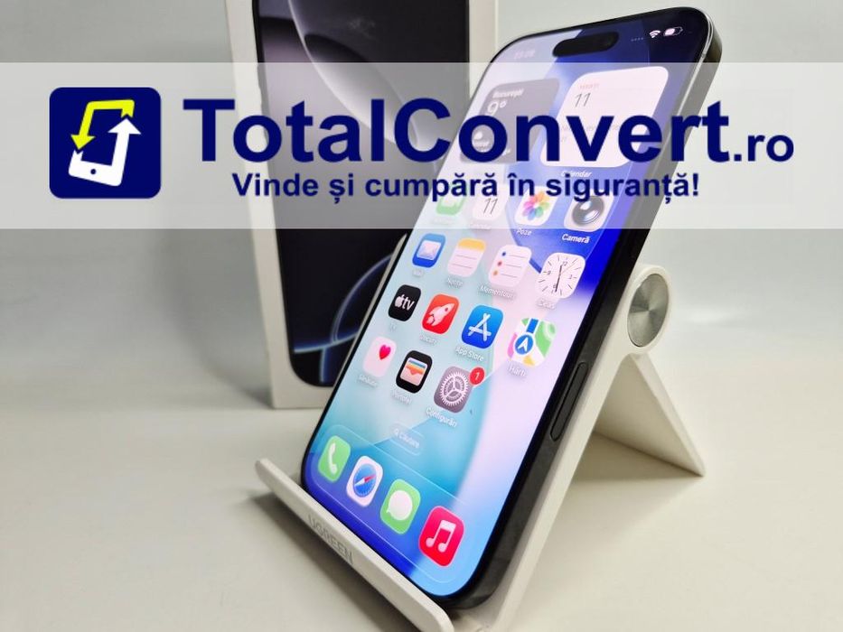 Apple iPhone 16 Pro 256GB Black Titanium, Garantie 24 luni | #R88491