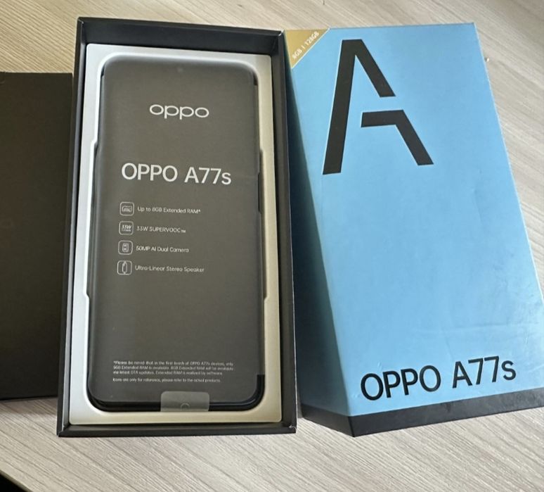 OPPO A77s 128 Gb с коробкой