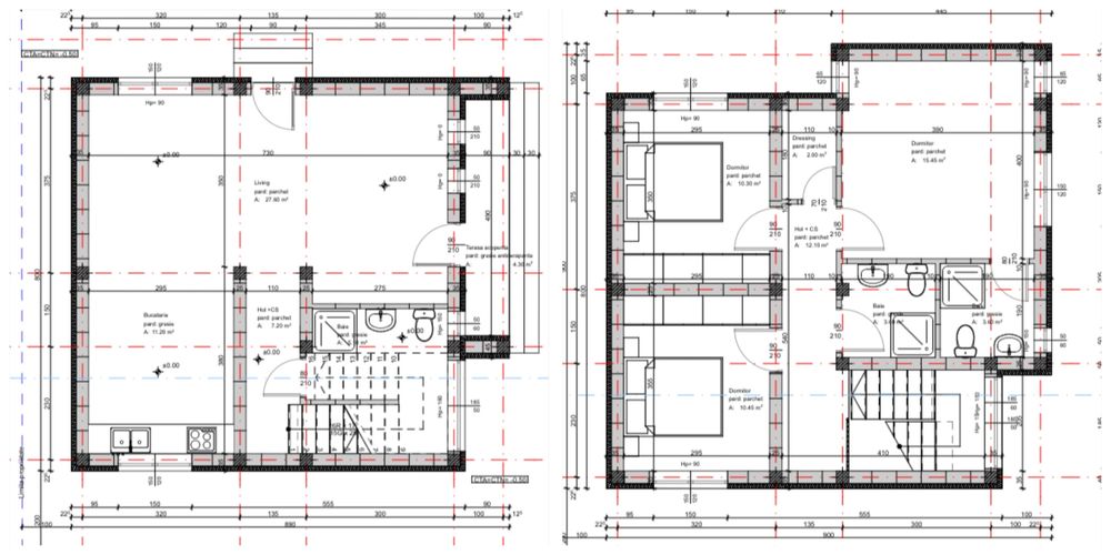 Casa P+1 143 mp construiti TVA inclus