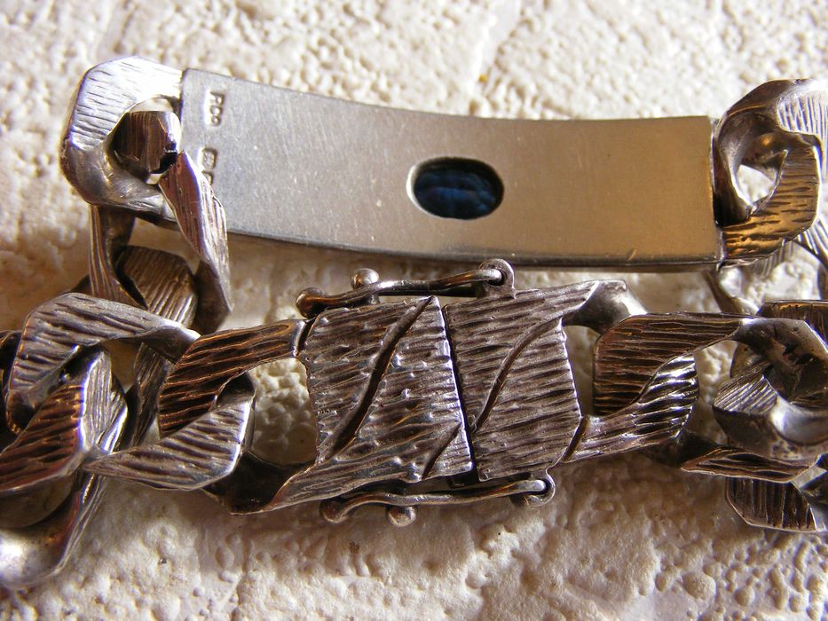 Уникална Масивна Сребърна Гривна