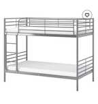 Двуетажно легло SVÄRTA от ikea
двуетажно легло 90x200 см, сребристо