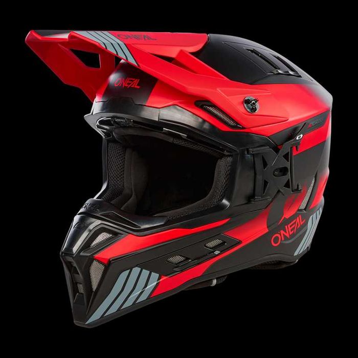 Ендуро каска O'NEAL EX-SRS HITCH Black/Gray/Red Размери: S,M,L,XL,2XL