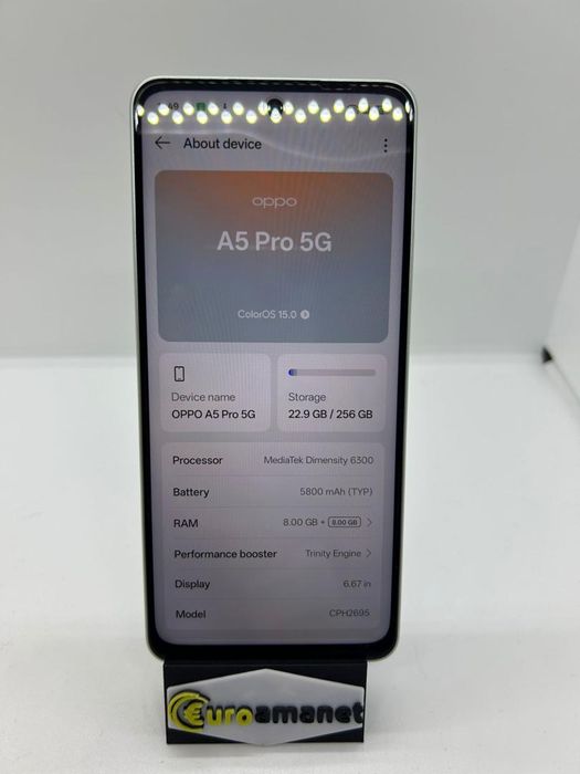 OPPO A5 Pro, Dual SIM, 8GB RAM, 256GB, 5G, Olive Green -D-