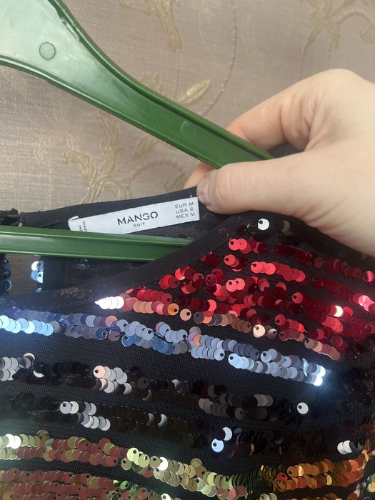 Рубашка с пайетками