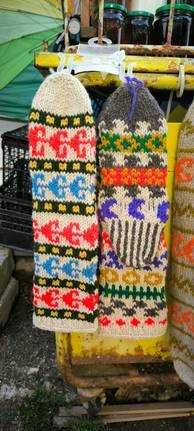 Чорапи и тарлъци ...шарени зимни за планина