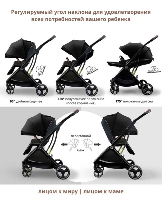 Продаётся легкая прогулочная коляска