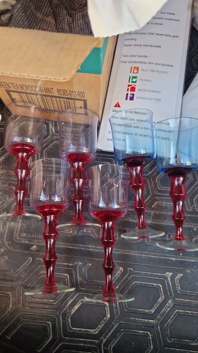 Фужеры "Мещерский цветок"