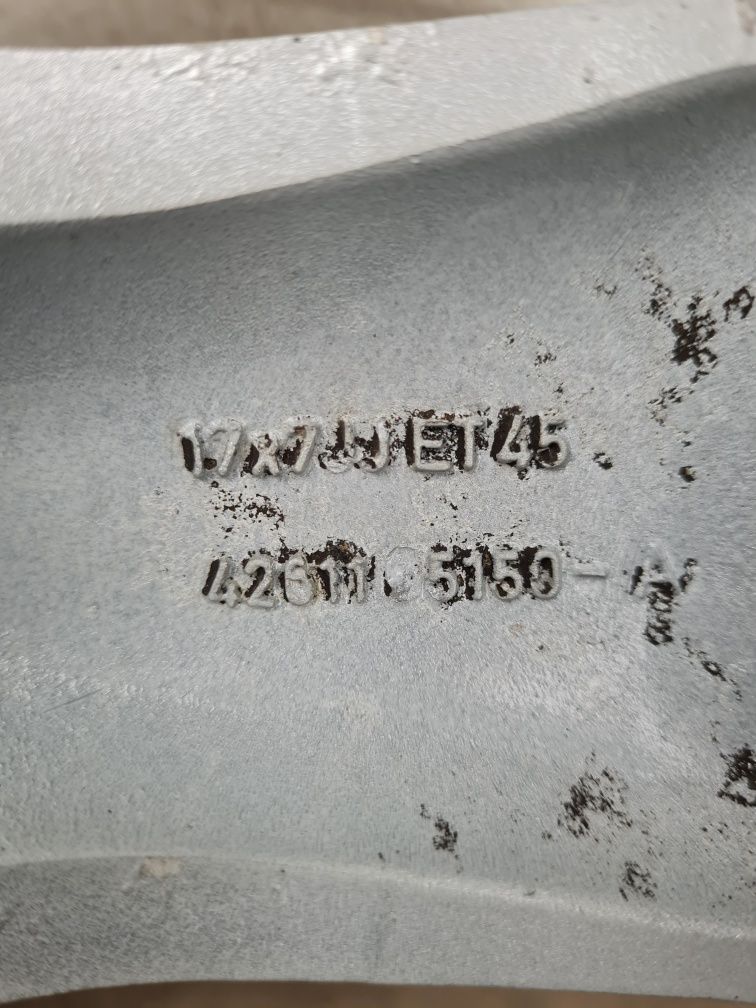 Оригинални джанти за ТОЬОТА TOYOTA R17 5x100 ET45 7J