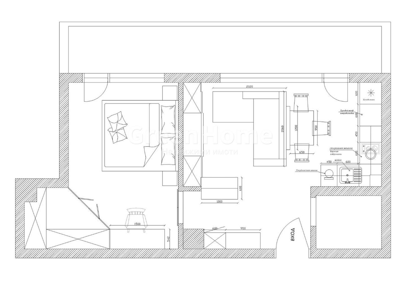 Продава се Двустаен апартамент в Варна, Възраждане 1 - 84 кв.м за 1548 €/кв.м - Снимка #2