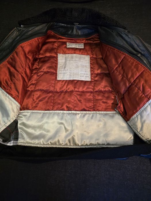 Geaca  din piele  tip Aviator marca Redskins